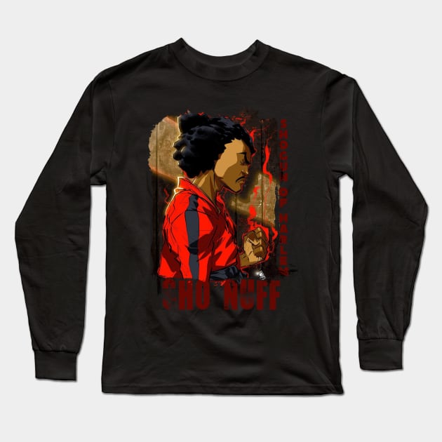 Sho Nuff - Shogun Of Harlem Long Sleeve T-Shirt by KyleCreated